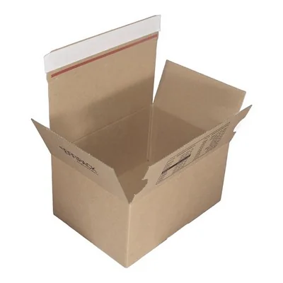 EFFIBOX open self-adhesive corrugated box